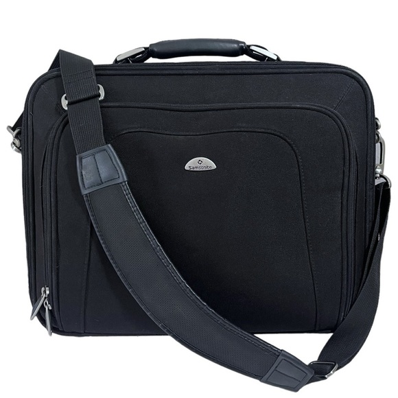 Samsonite Black Kenneth Cole Reaction Portfolio Computer Case - Picture 2 of 15